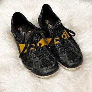 Remonte Tennis Shoes Sneakers Black Yellow